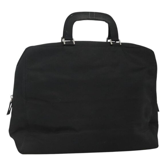 PRADA Hand Bag Black Silver Auth bs23459 - Picture 1 of 16